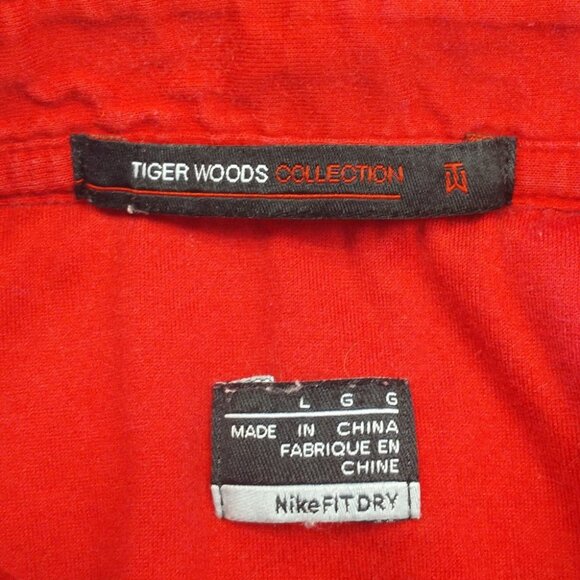 Nike Tiger Woods Collection St Louis Cardinals Red Short Sleeve Polo Shirt Large - Picture 5 of 11